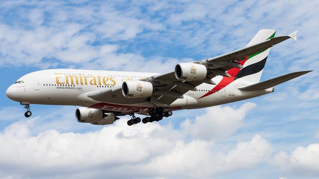 A6-EVR:Airbus A380-800:Emirates Airline
